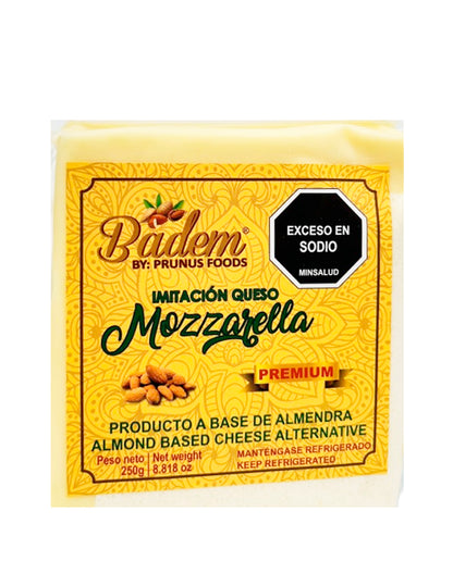 Queso mozarella tajado "Badem"