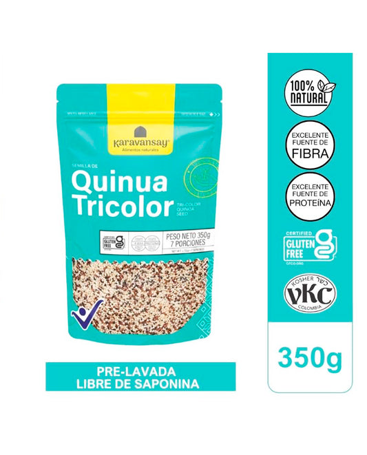 Semilla de quinoa tricolor "Karavansay" 350 gr