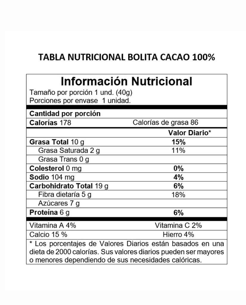 Sixball cacao Fitme 108 gr