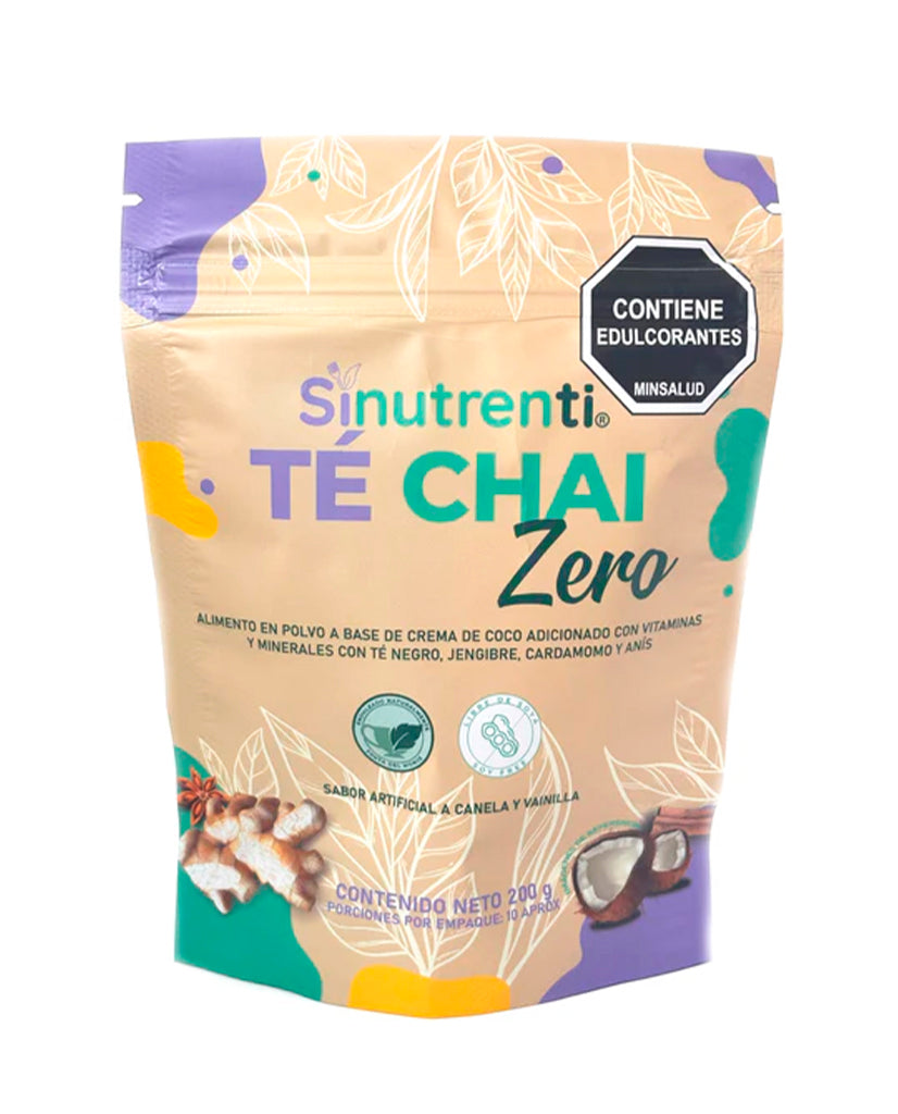 Té chai zero canela y vainilla "Sinutrenti" 200 gr