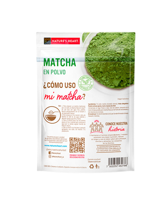 Te matcha en polvo Natures Heart 100 gr