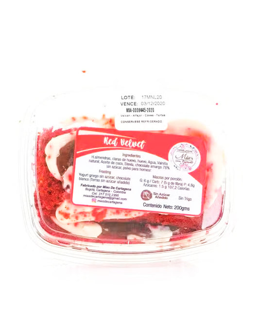 Torta red Velvet Keto Mias 200 gr