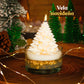 Vela árbol navideño
