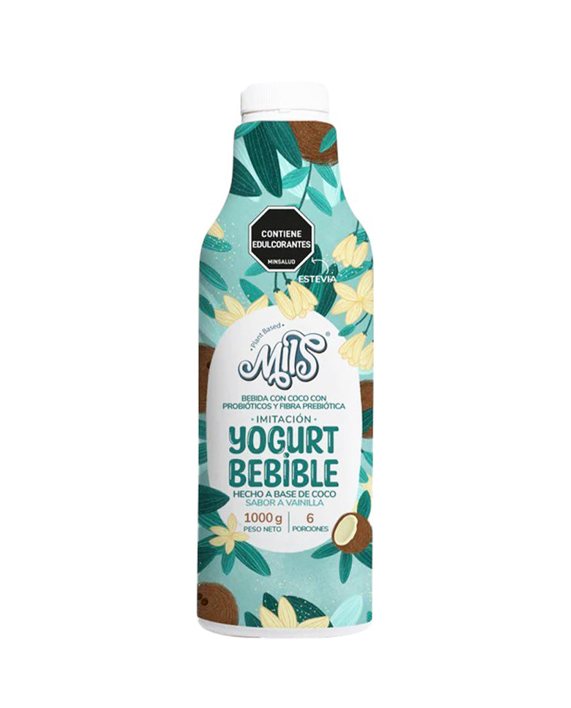 Yogur bebible de coco vainilla Mils 1000 ml
