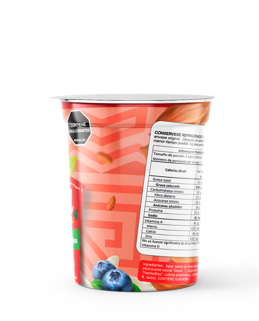 Yogurt de frutos rojos vital Activa lo natural 150 ml