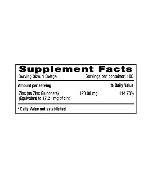 Zinc gluconate Millenium 120 mg