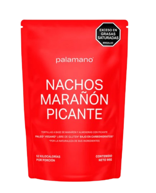 Nachos de marañon picante "Palamano" 90 gr