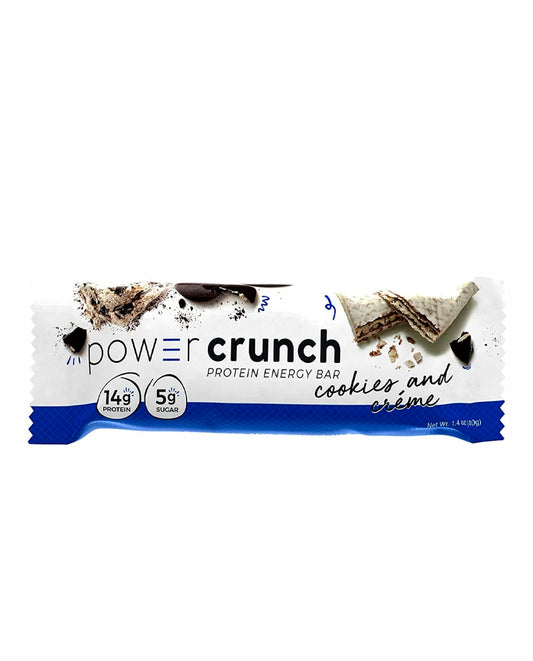 Barra de proteína cookies and creme Powercrunch 40 gr