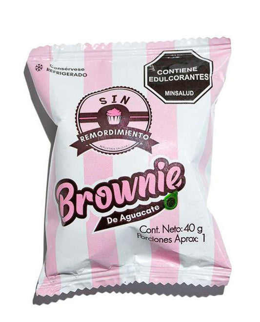 Brownie aguacate Sin remordimiento 40 gr
