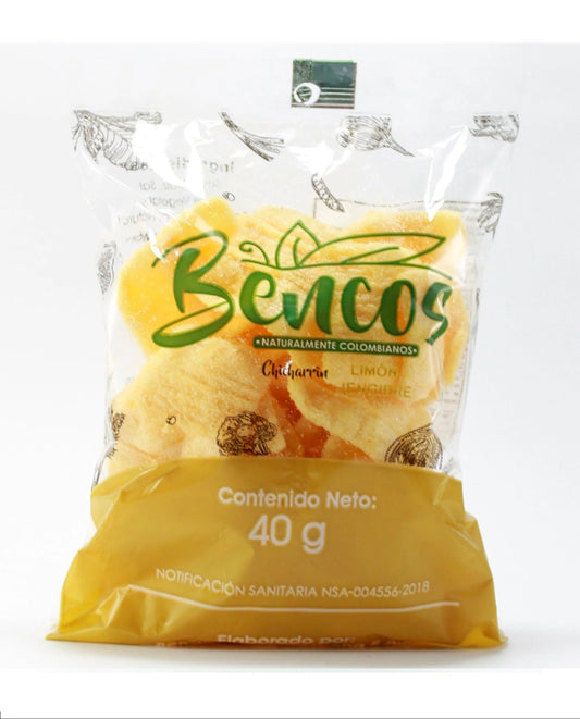 Chicharrin limon jengibre Bencos 40 gr