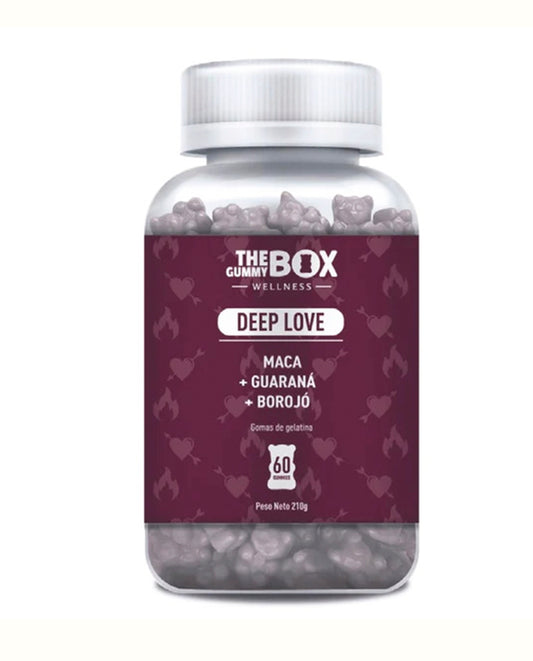 Deep love The gummy box 180 gr  (Maca Guaraná y Borojó)