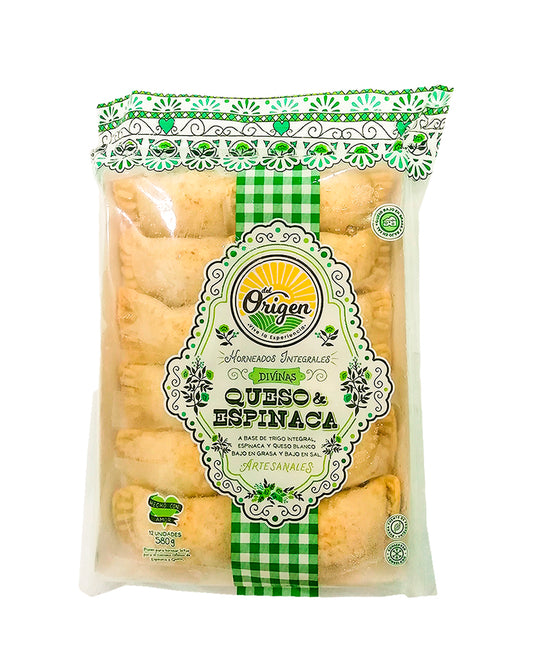 Empanadas queso y espinaca Del origen 12 unds