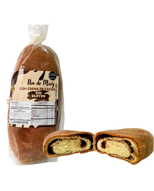 Pan de maiz con crema de cacao Vida sana 350 gr Sin Gluten