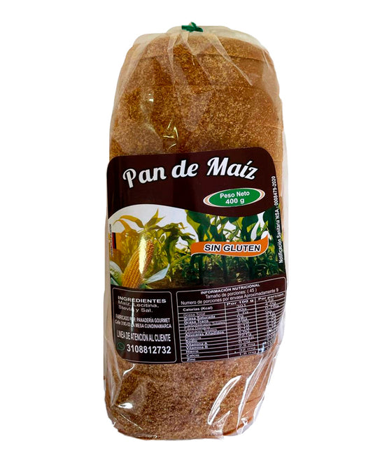 Pan de maiz tajado Vida sana 400 gr Sin Gluten