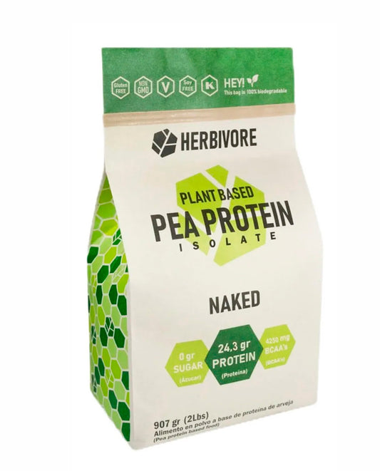 Proteina arveja Naked Herbivore 907 gr