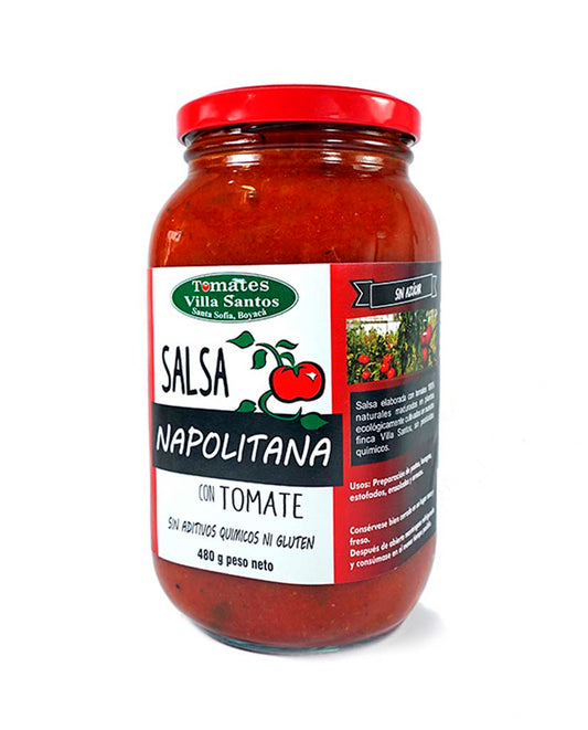 Salsa Napolitana tomate Villa Santos 480 gr