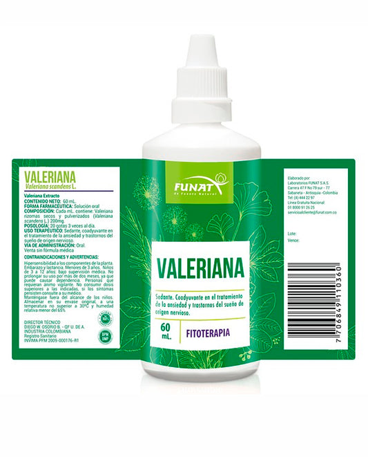 Valeriana extracto Funat 60 ml