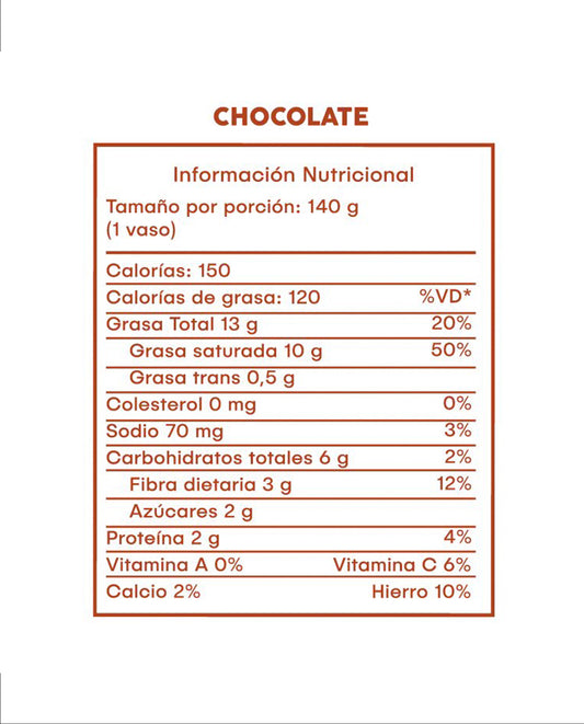 Yogur chocolate Bodai 140 gr