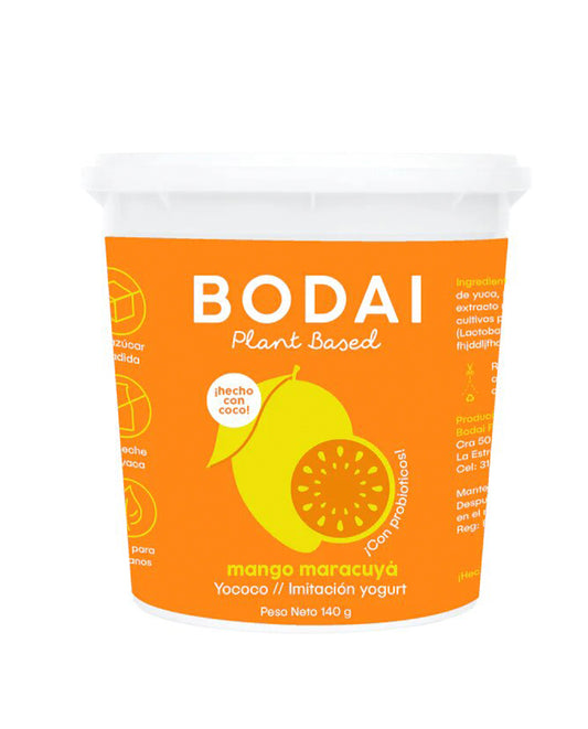 Yogur mango maracuyá Bodai 140 gr